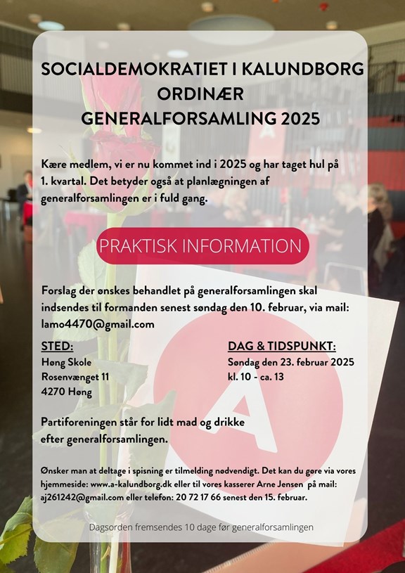 Generalforsamling 2025Information