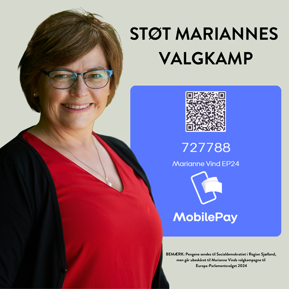Valgkampsbidrag EP24 Marianne Vind