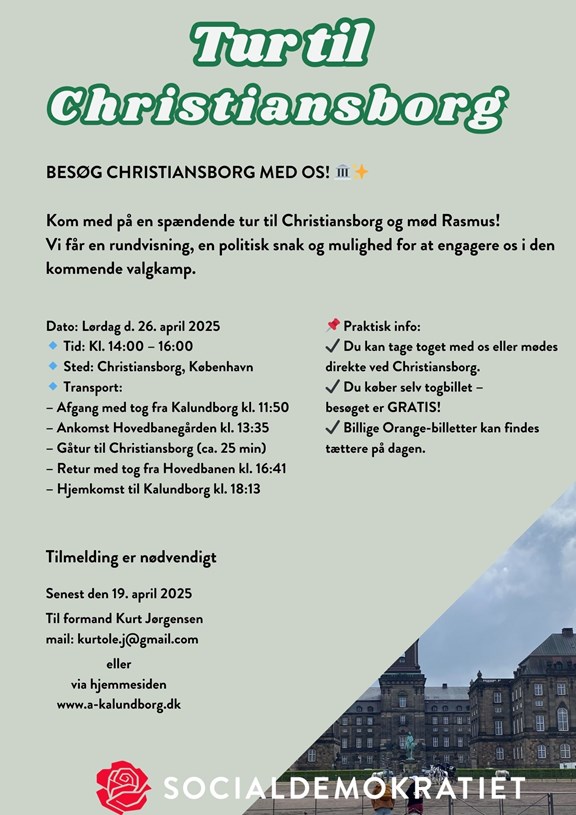 TUR TIL CHRISTIANSBORG